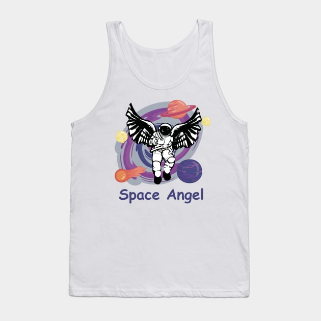 space angel astronaut Tank Top by Prossori